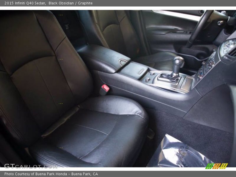 Black Obsidian / Graphite 2015 Infiniti Q40 Sedan
