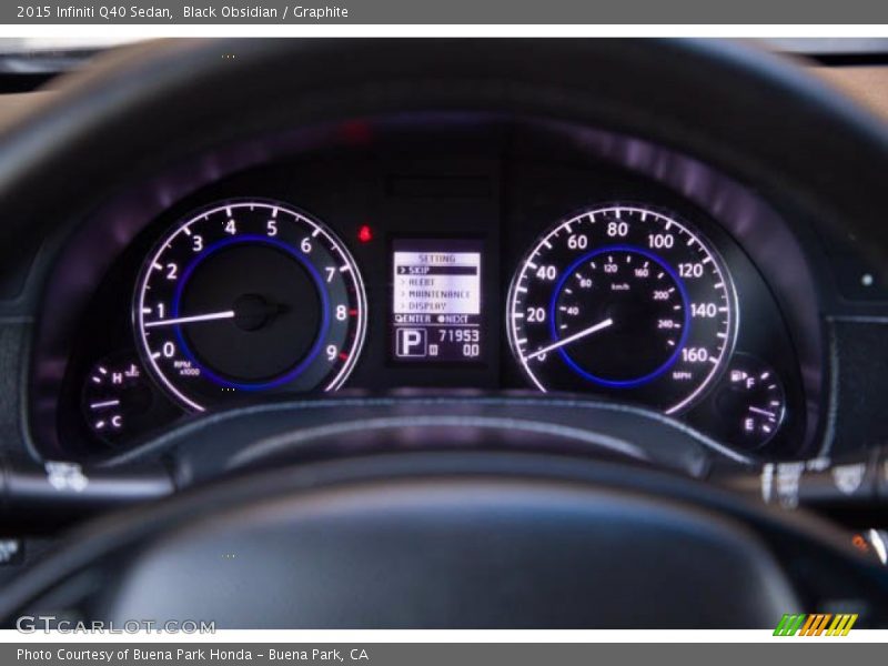 Black Obsidian / Graphite 2015 Infiniti Q40 Sedan