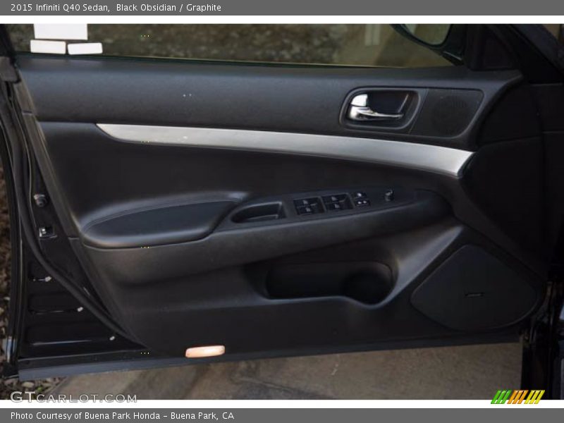 Black Obsidian / Graphite 2015 Infiniti Q40 Sedan