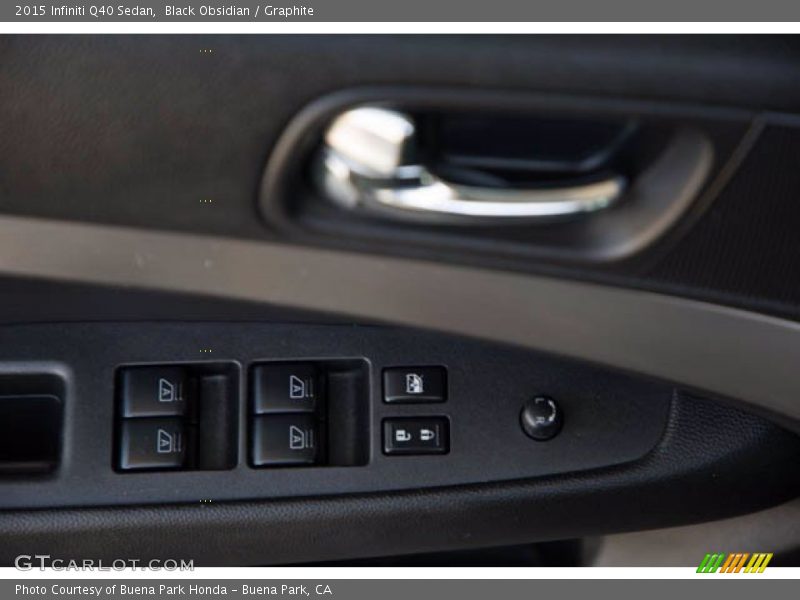 Black Obsidian / Graphite 2015 Infiniti Q40 Sedan