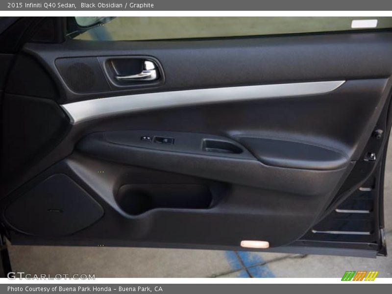 Black Obsidian / Graphite 2015 Infiniti Q40 Sedan