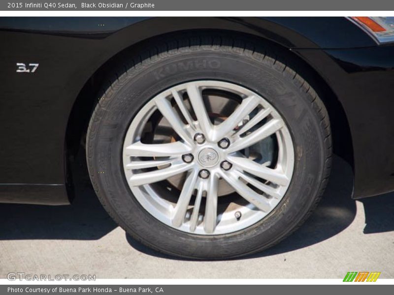 Black Obsidian / Graphite 2015 Infiniti Q40 Sedan