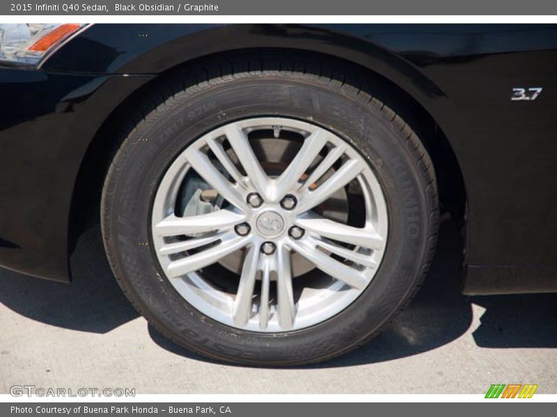 Black Obsidian / Graphite 2015 Infiniti Q40 Sedan