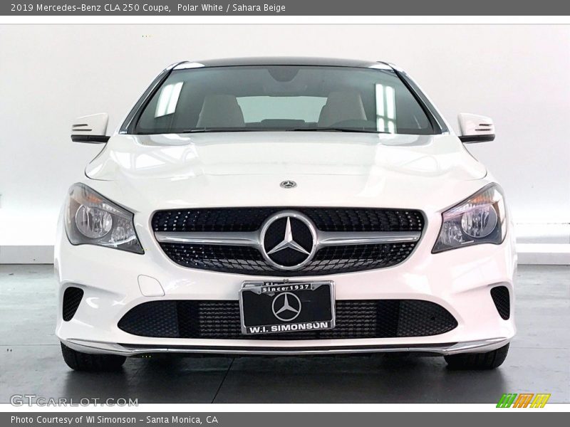 Polar White / Sahara Beige 2019 Mercedes-Benz CLA 250 Coupe