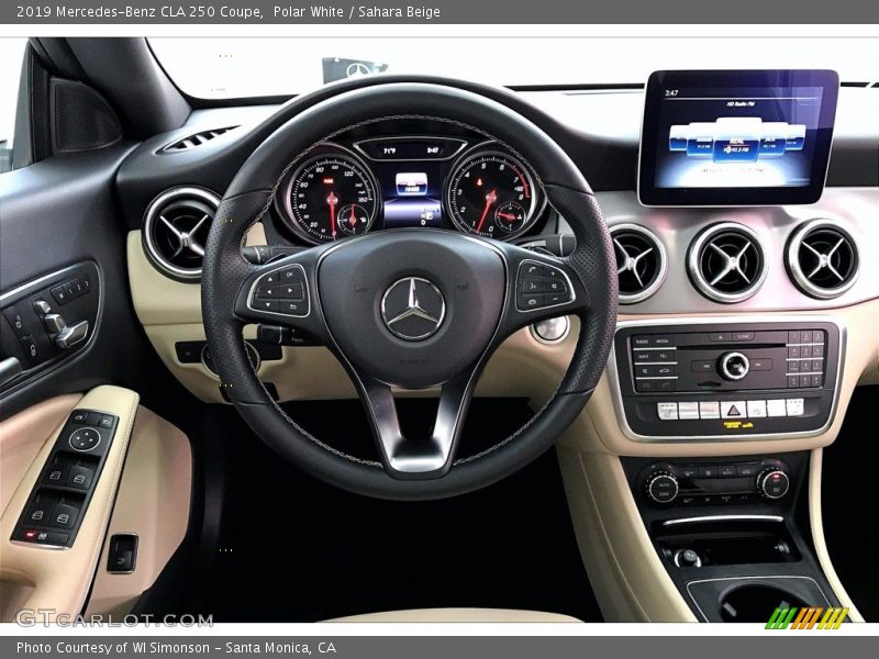 Polar White / Sahara Beige 2019 Mercedes-Benz CLA 250 Coupe