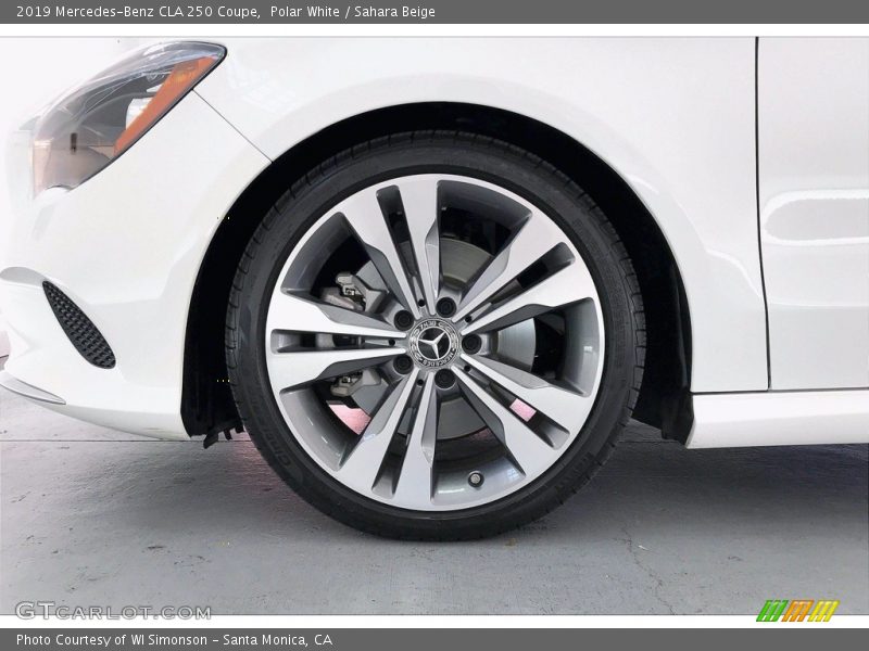 Polar White / Sahara Beige 2019 Mercedes-Benz CLA 250 Coupe