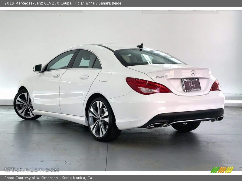 Polar White / Sahara Beige 2019 Mercedes-Benz CLA 250 Coupe