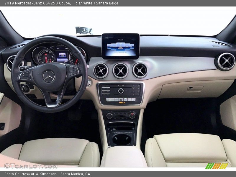 Polar White / Sahara Beige 2019 Mercedes-Benz CLA 250 Coupe