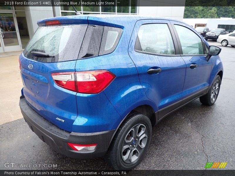Lightning Blue / Medium Light Stone 2018 Ford EcoSport S 4WD