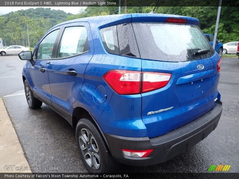 Lightning Blue / Medium Light Stone 2018 Ford EcoSport S 4WD