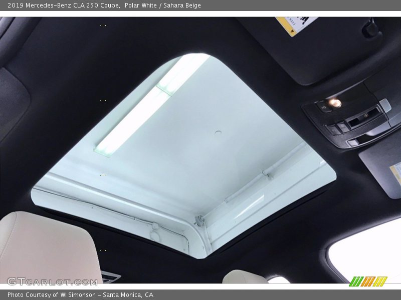 Polar White / Sahara Beige 2019 Mercedes-Benz CLA 250 Coupe