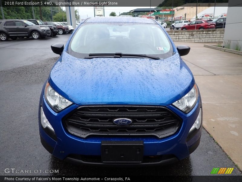 Lightning Blue / Medium Light Stone 2018 Ford EcoSport S 4WD
