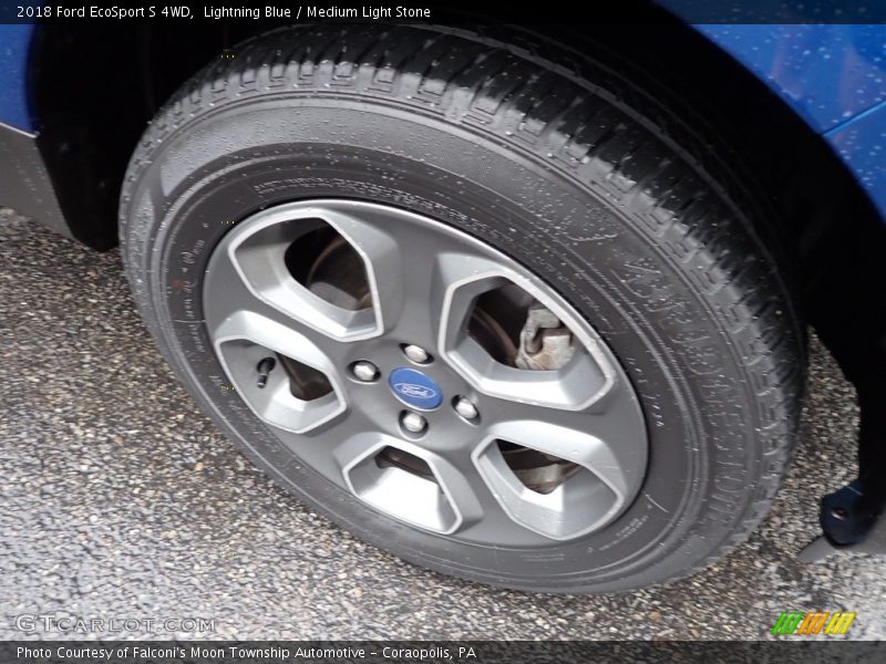 Lightning Blue / Medium Light Stone 2018 Ford EcoSport S 4WD