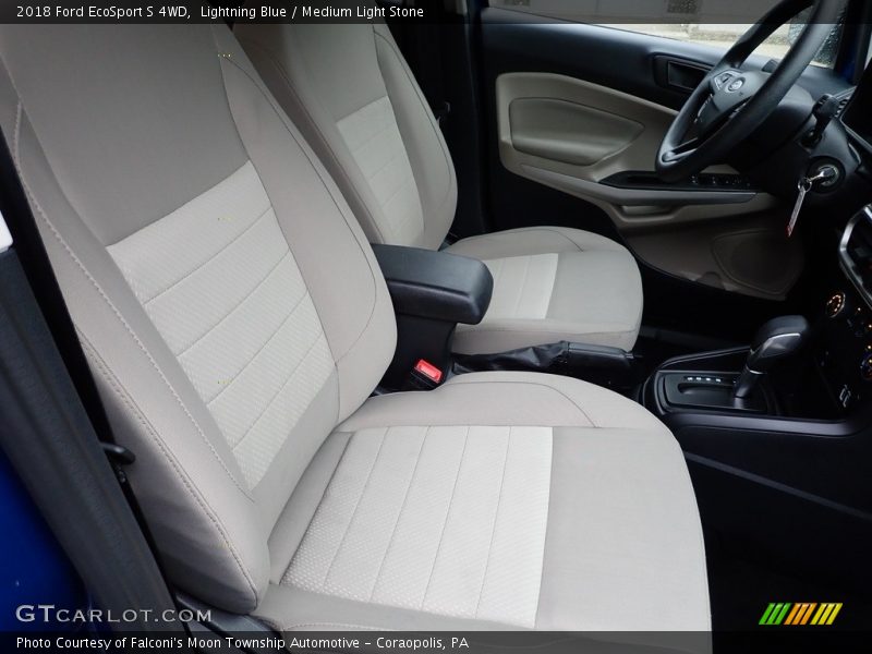 Lightning Blue / Medium Light Stone 2018 Ford EcoSport S 4WD
