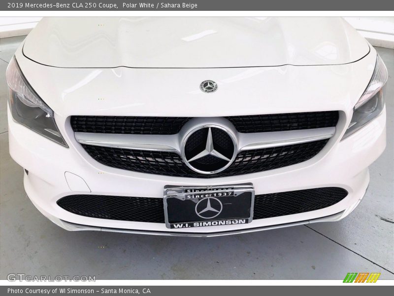 Polar White / Sahara Beige 2019 Mercedes-Benz CLA 250 Coupe