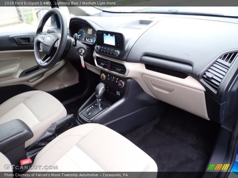 Lightning Blue / Medium Light Stone 2018 Ford EcoSport S 4WD