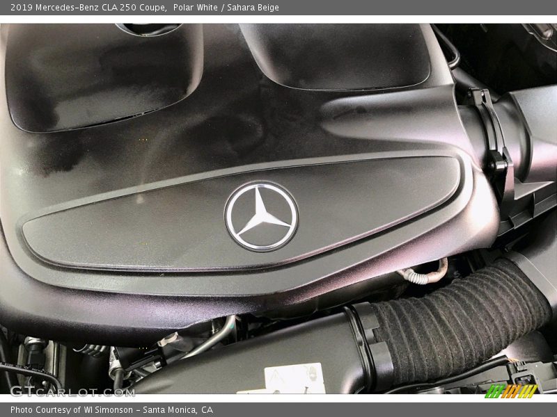 Polar White / Sahara Beige 2019 Mercedes-Benz CLA 250 Coupe
