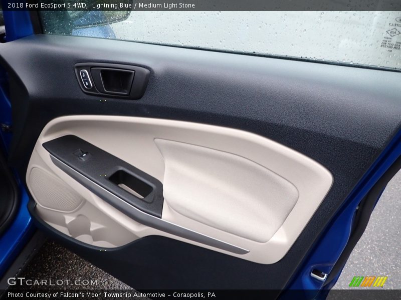 Lightning Blue / Medium Light Stone 2018 Ford EcoSport S 4WD