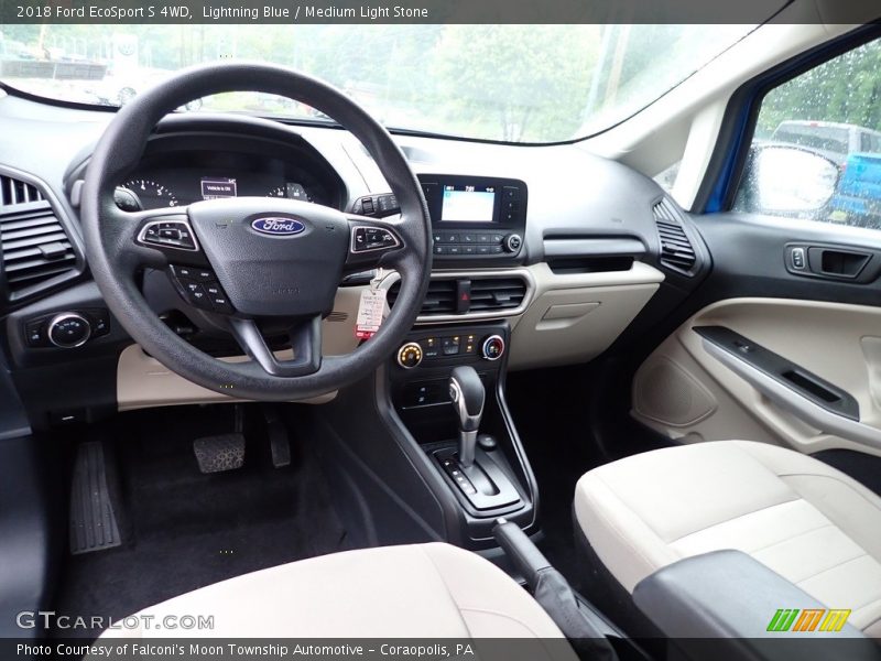 Lightning Blue / Medium Light Stone 2018 Ford EcoSport S 4WD