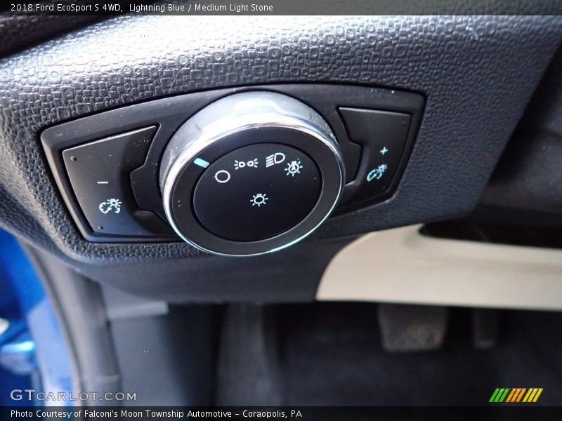 Lightning Blue / Medium Light Stone 2018 Ford EcoSport S 4WD