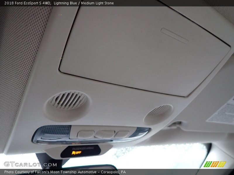 Lightning Blue / Medium Light Stone 2018 Ford EcoSport S 4WD