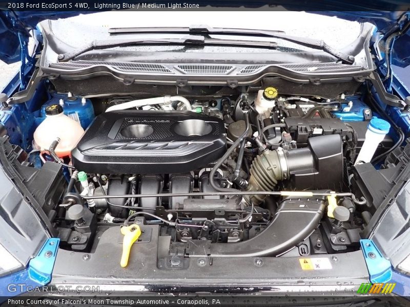 Lightning Blue / Medium Light Stone 2018 Ford EcoSport S 4WD