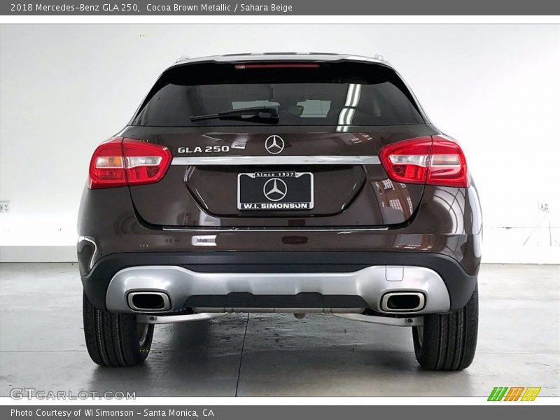 Cocoa Brown Metallic / Sahara Beige 2018 Mercedes-Benz GLA 250