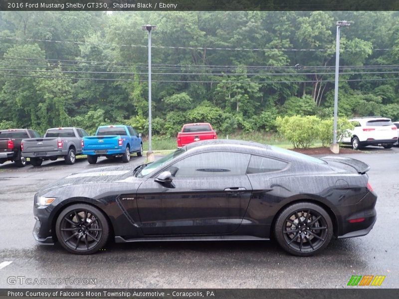 Shadow Black / Ebony 2016 Ford Mustang Shelby GT350