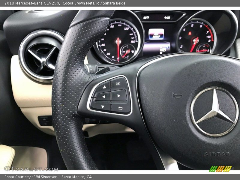 Cocoa Brown Metallic / Sahara Beige 2018 Mercedes-Benz GLA 250