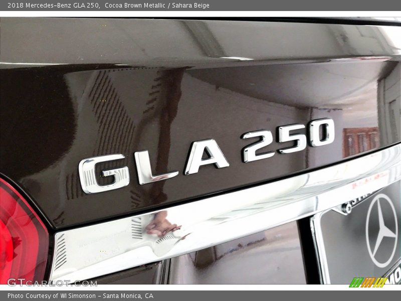 Cocoa Brown Metallic / Sahara Beige 2018 Mercedes-Benz GLA 250