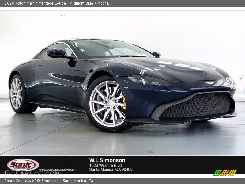 Midnight Blue / Mocha 2020 Aston Martin Vantage Coupe