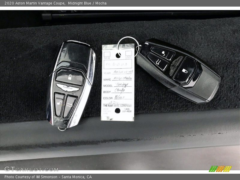 Midnight Blue / Mocha 2020 Aston Martin Vantage Coupe