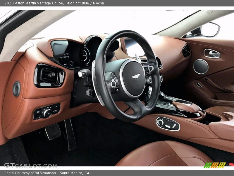 Dashboard of 2020 Vantage Coupe