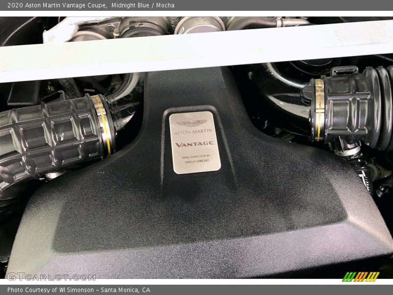  2020 Vantage Coupe Engine - 4.0 Liter Twin-Turbocharged DOHC 32-Valve VVT V8