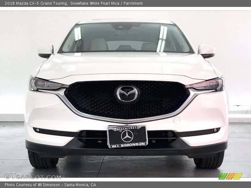 Snowflake White Pearl Mica / Parchment 2018 Mazda CX-5 Grand Touring