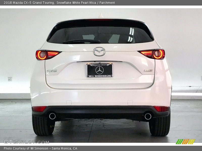 Snowflake White Pearl Mica / Parchment 2018 Mazda CX-5 Grand Touring