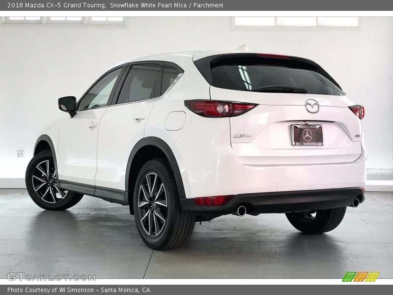 Snowflake White Pearl Mica / Parchment 2018 Mazda CX-5 Grand Touring