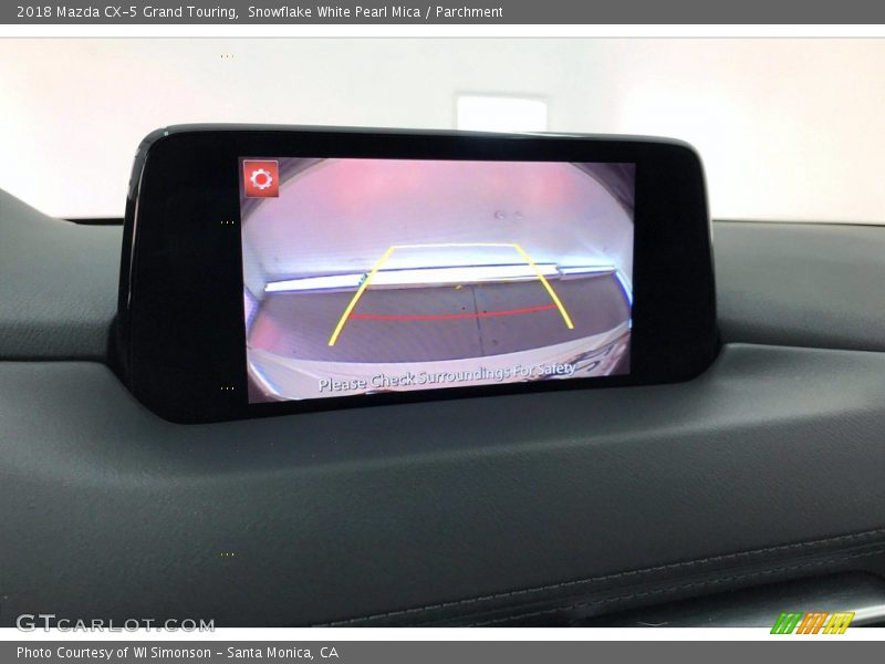 Snowflake White Pearl Mica / Parchment 2018 Mazda CX-5 Grand Touring
