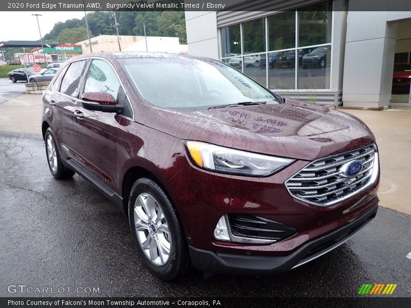  2020 Edge Titanium AWD Burgundy Velvet Metallic Tinted