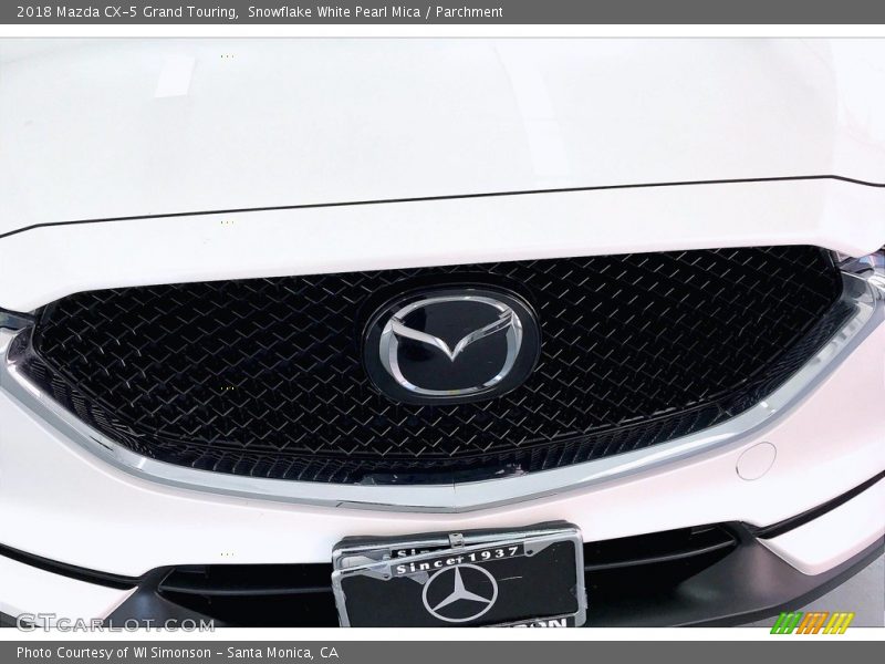 Snowflake White Pearl Mica / Parchment 2018 Mazda CX-5 Grand Touring