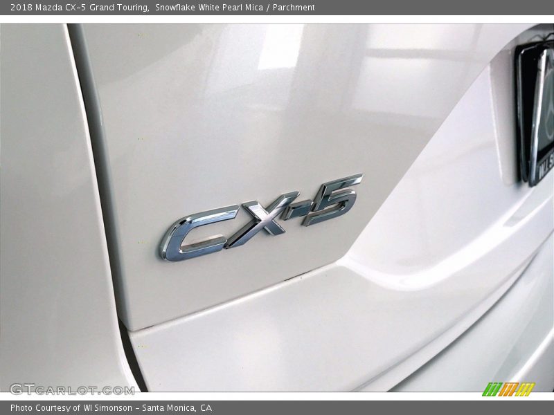 Snowflake White Pearl Mica / Parchment 2018 Mazda CX-5 Grand Touring