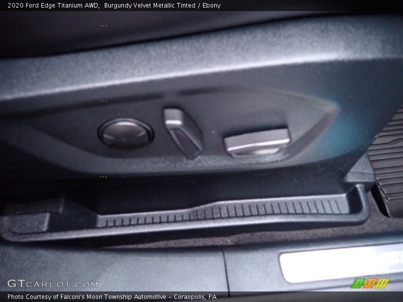 Burgundy Velvet Metallic Tinted / Ebony 2020 Ford Edge Titanium AWD
