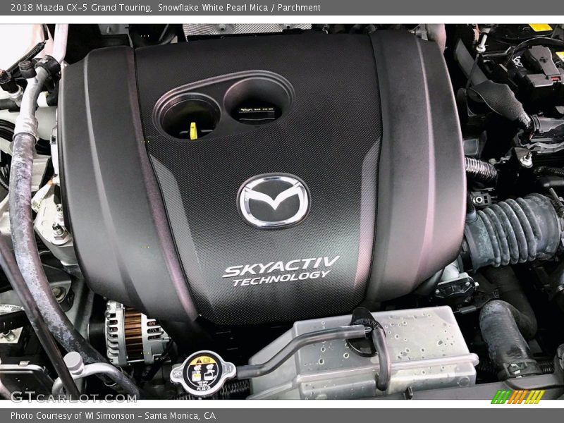  2018 CX-5 Grand Touring Engine - 2.5 Liter SKYACTIV-G DI DOHC 16-Valve VVT 4 Cylinder