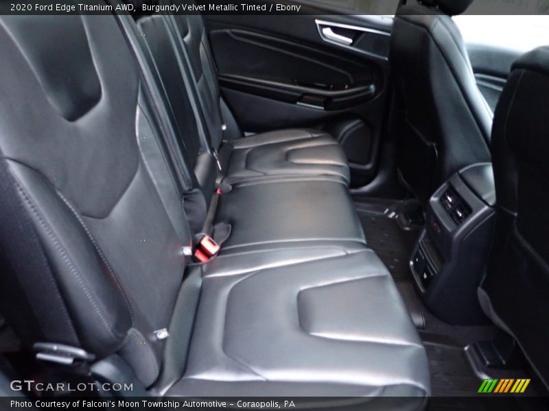 Burgundy Velvet Metallic Tinted / Ebony 2020 Ford Edge Titanium AWD