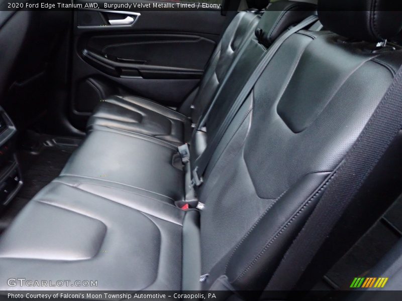 Burgundy Velvet Metallic Tinted / Ebony 2020 Ford Edge Titanium AWD