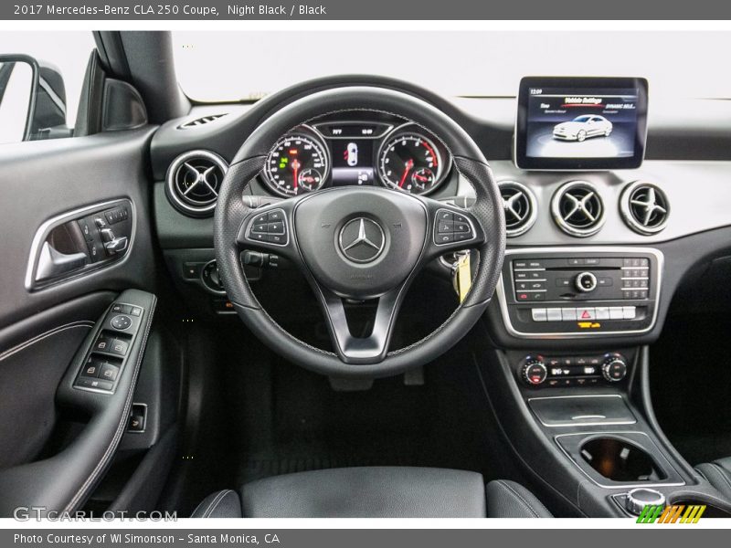 Night Black / Black 2017 Mercedes-Benz CLA 250 Coupe