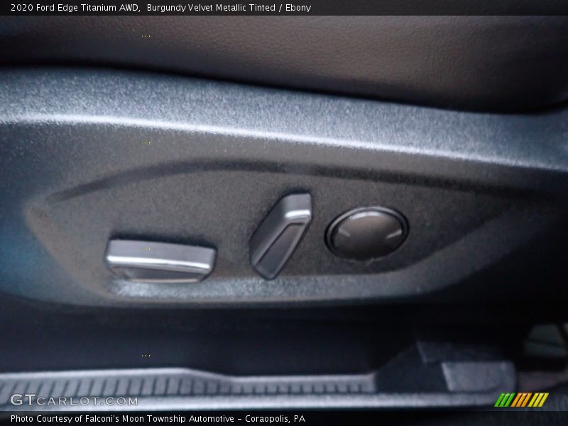 Burgundy Velvet Metallic Tinted / Ebony 2020 Ford Edge Titanium AWD