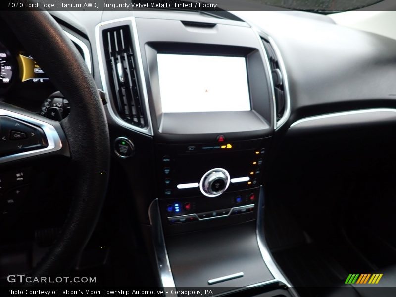 Burgundy Velvet Metallic Tinted / Ebony 2020 Ford Edge Titanium AWD