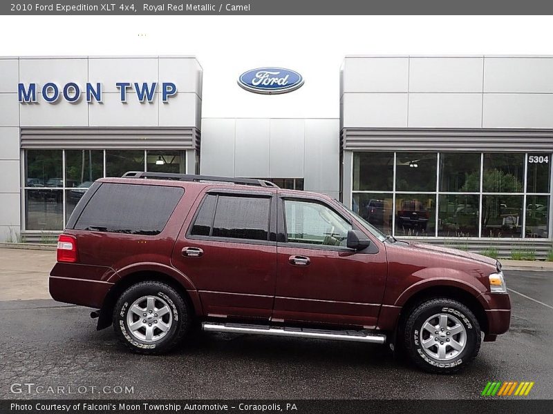 Royal Red Metallic / Camel 2010 Ford Expedition XLT 4x4