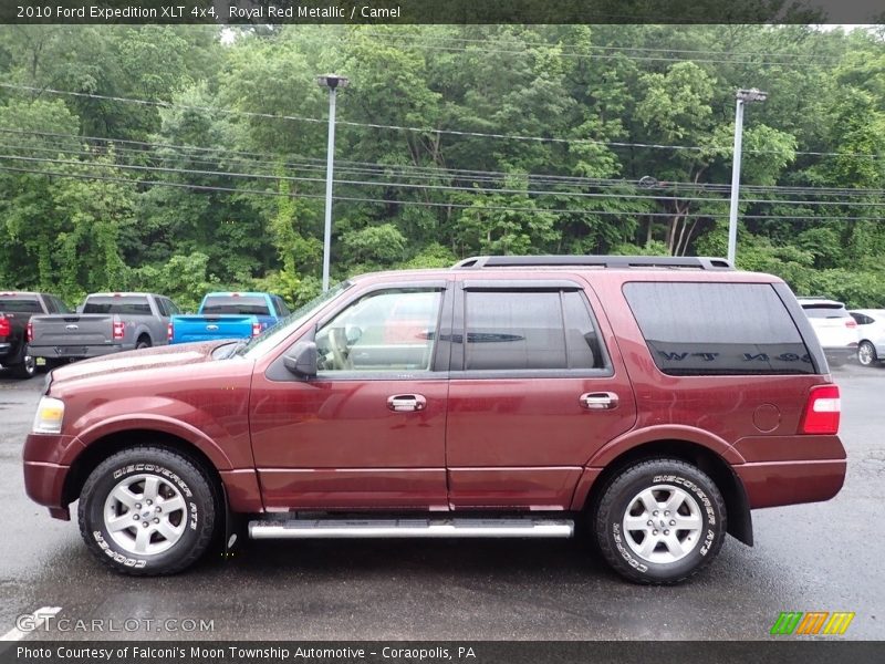 Royal Red Metallic / Camel 2010 Ford Expedition XLT 4x4